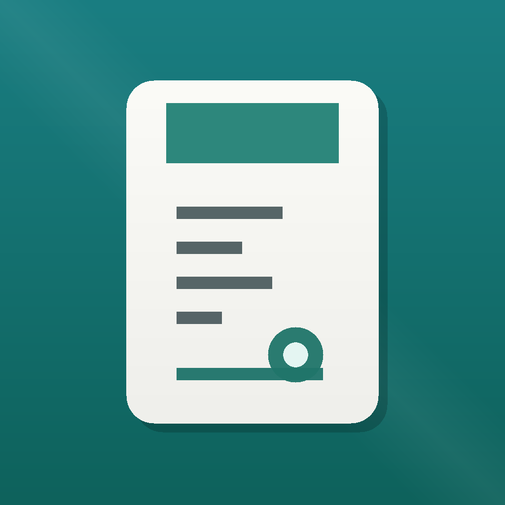Photo Receipt Book app icon